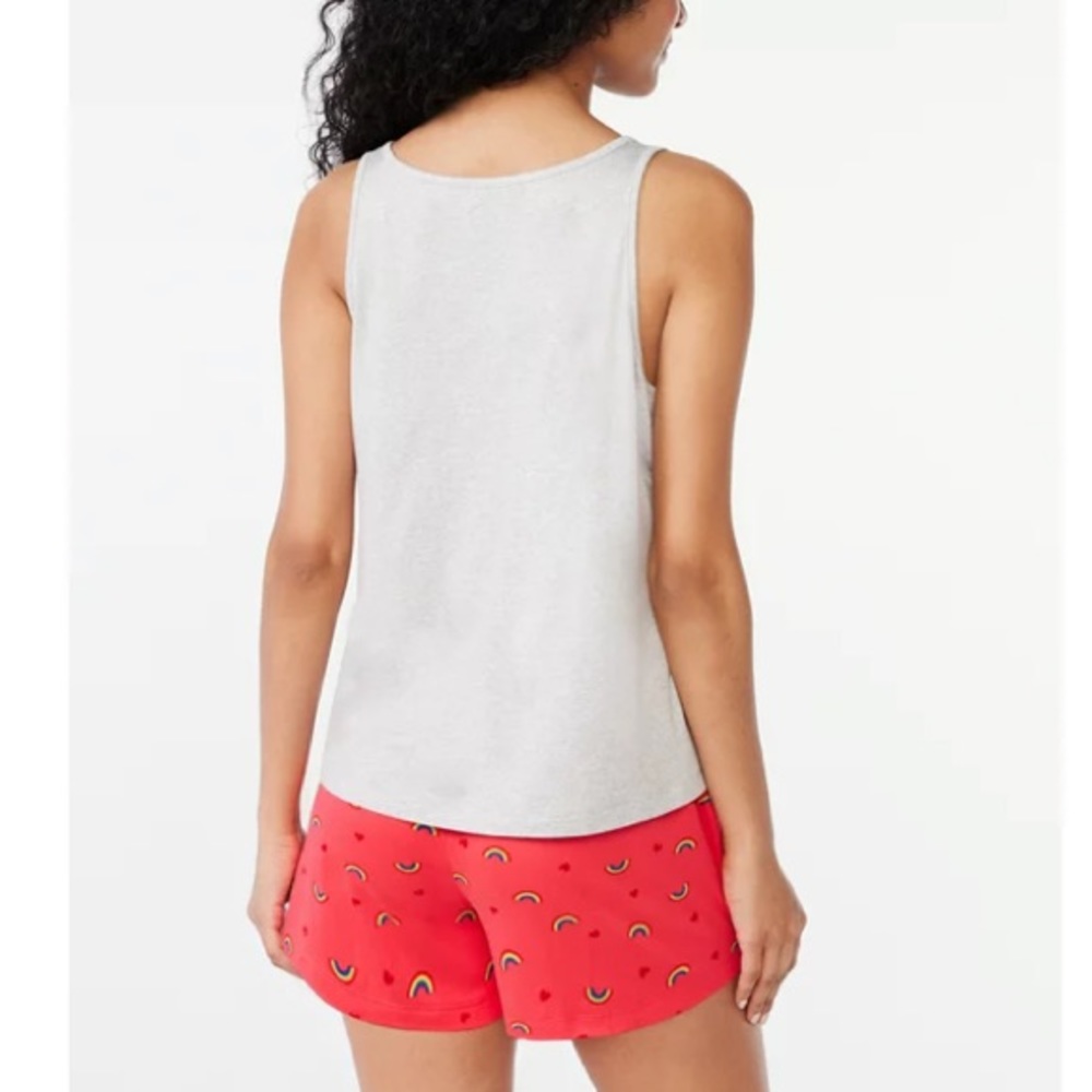JoySpun 3XL 22W/ 24WTwo Piece 🌈 Tank Top Short Set Loungewear Sleep Outf… - Picture 2 of 8